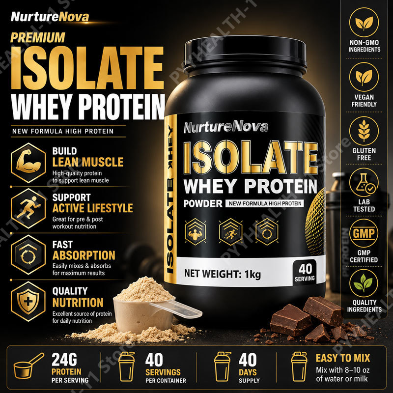 Fitness Nutrition Whey Protein - Whey Protein Isolate Powder Low Fat