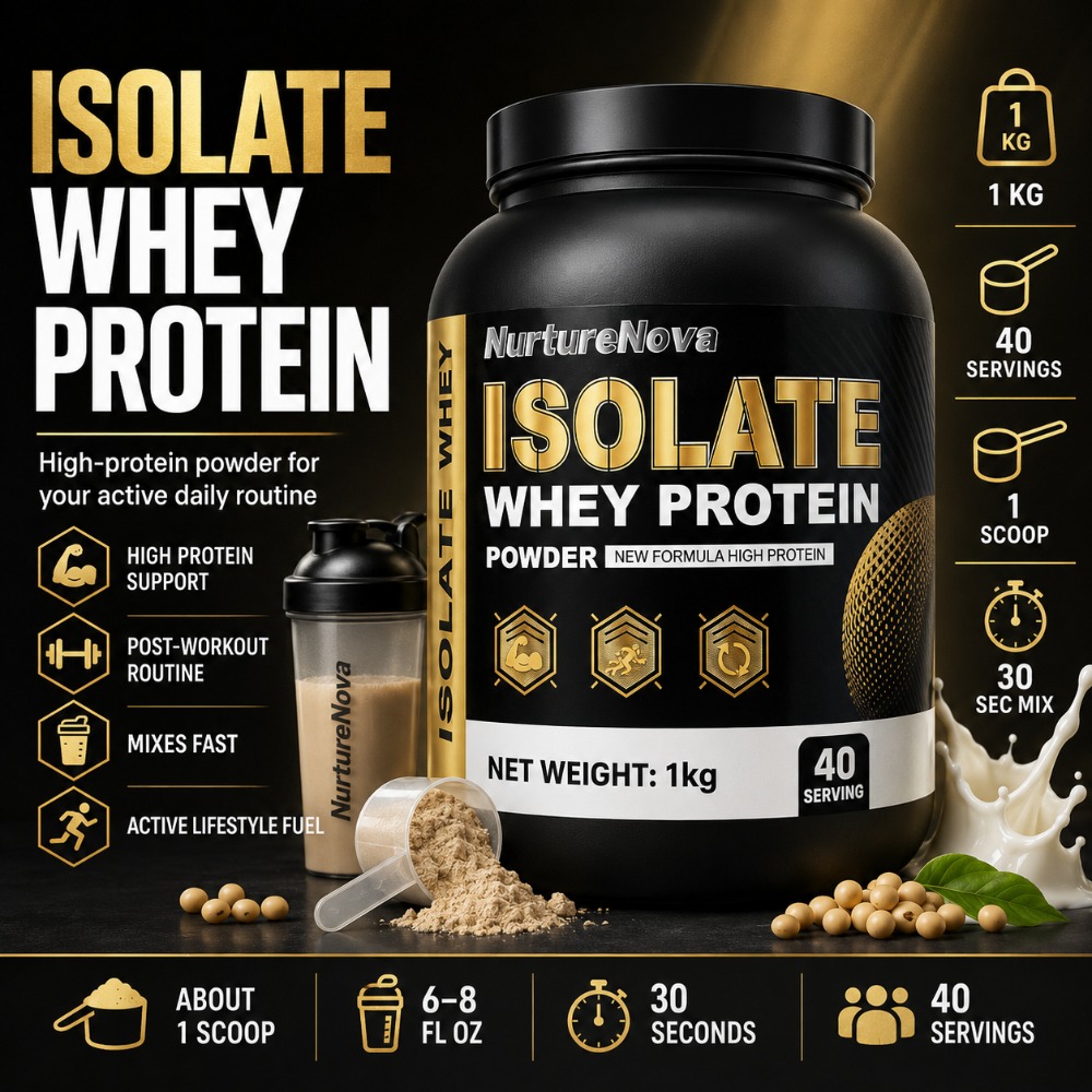 NurtureNova Isolate Whey Prote - Fitness Nutrition Whey Protein 评论和价格