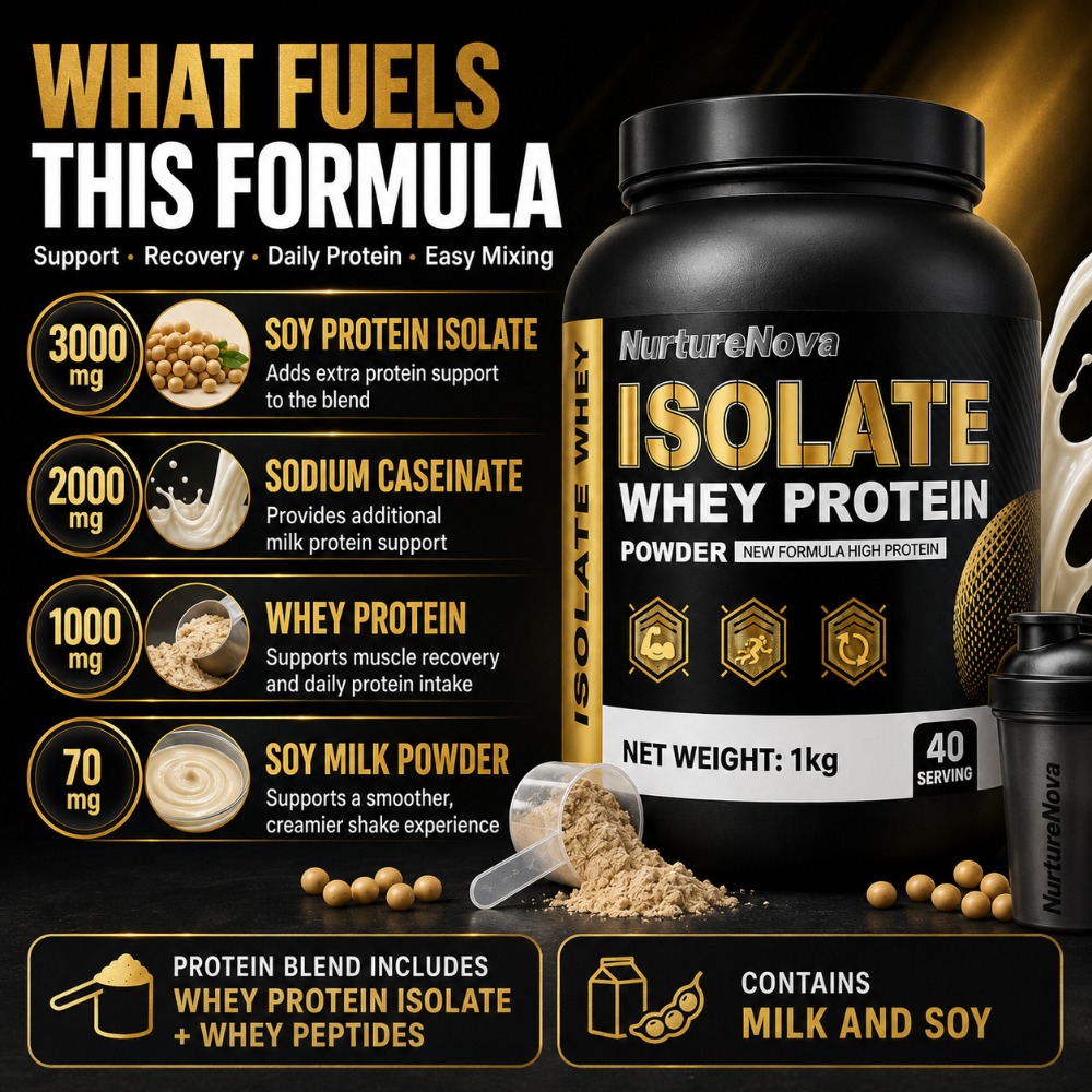 NurtureNova Isolate Whey Prote - Fitness Nutrition Whey Protein 评论和价格
