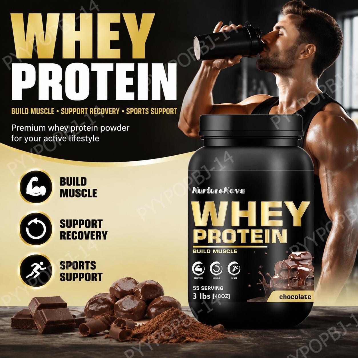 NurtureNova Chocolate Whey Pro - Fitness Nutrition Whey Protein 评论和价格