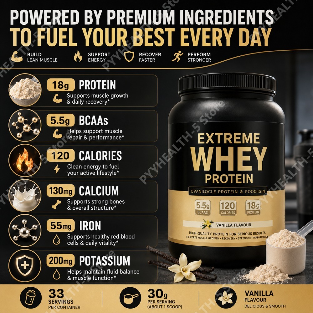 Vanilla Whey Protein Powder 2. - Fitness Nutrition Whey Protein 评论和价格