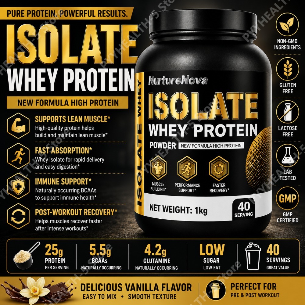 Isolate Whey Protein Powder 1k - Fitness Nutrition Whey Protein 评论和价格