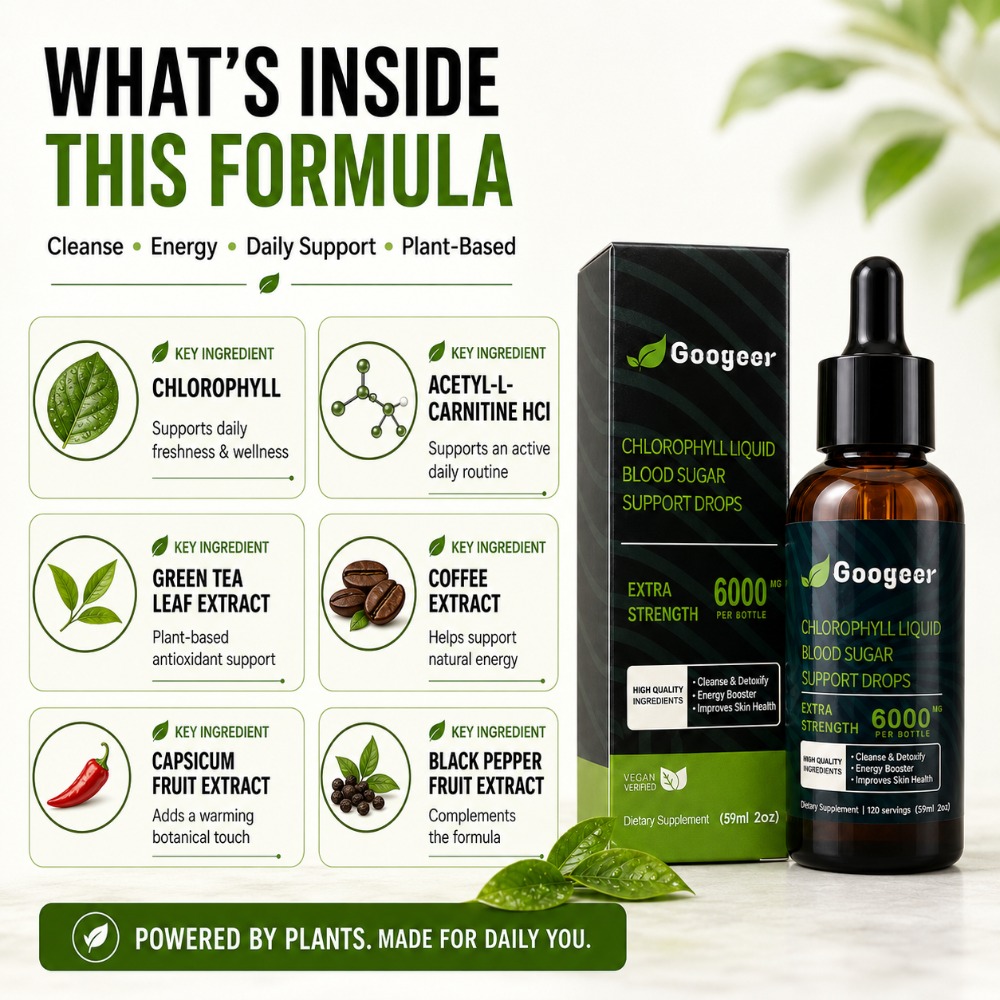 Googeer Chlorophyll Liquid Dro - L-Carnitine Liquid 评论和价格